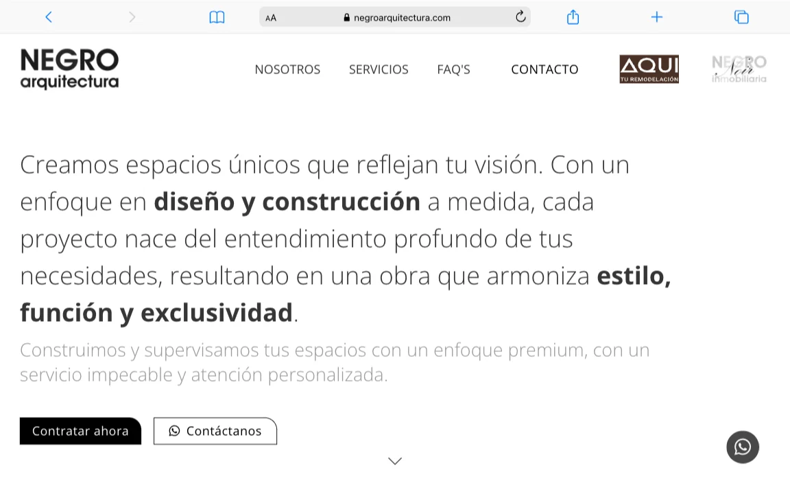 Negro Arquitectura